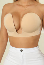Load image into Gallery viewer, Clear back low cut bra
